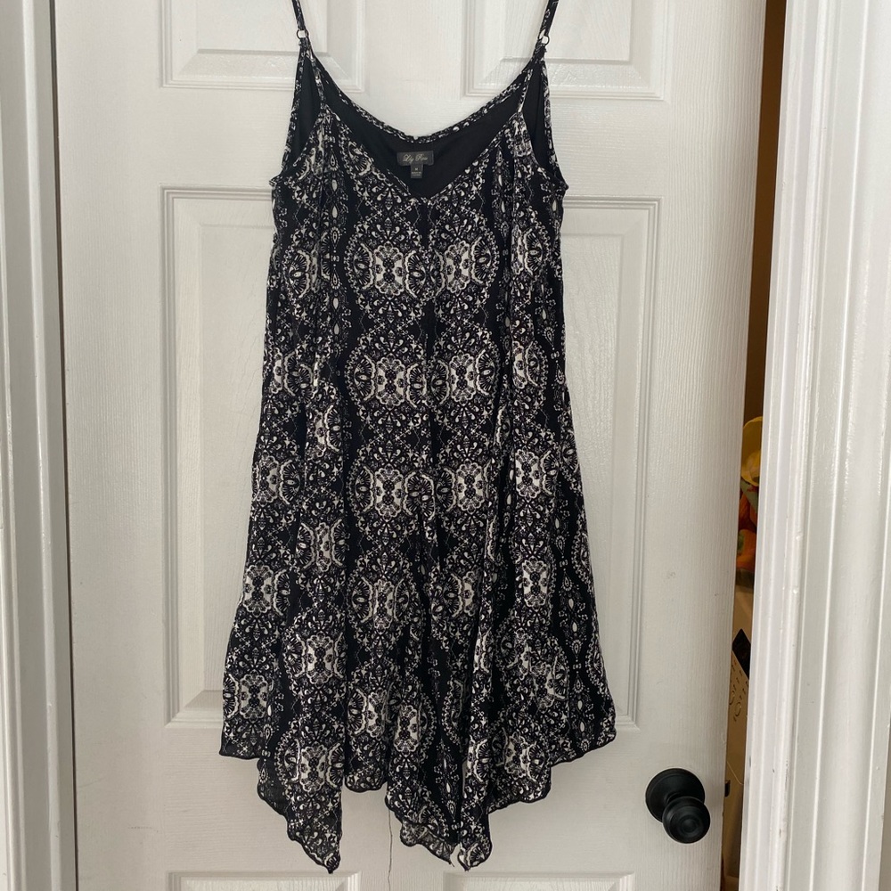 Black and White Pattern Dress